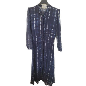 Anthropologie Cloth & Stone Bita Tie-Dyed Shirt Dress